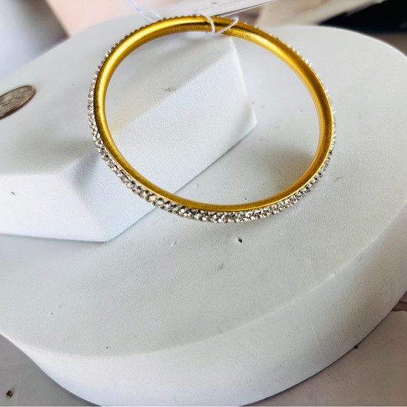 Kate Spade New York Razzle Dazzle Pave Clear Crystal Bangle Bracelet - Picture 6 of 9